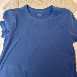 Old Navy  Blue and Gray Short Sleeve Tees